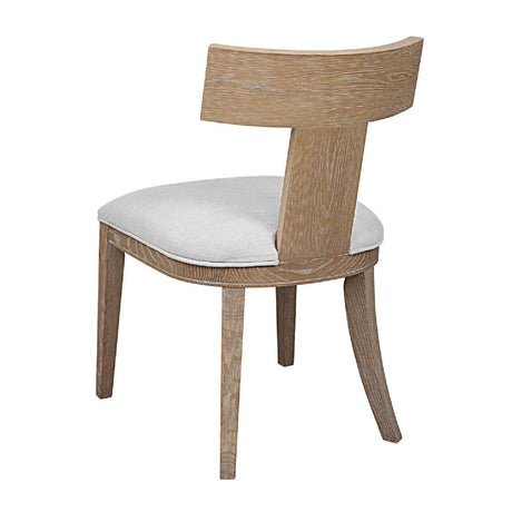 Modern European furniture - T-Shaped Wooden Dining Chair - www.oroa.com