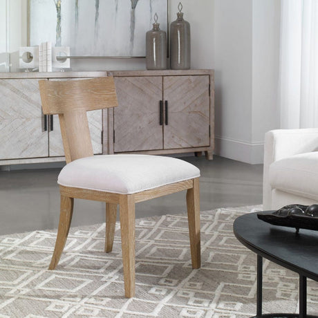 Modern European furniture - T-Shaped Wooden Dining Chair - www.oroa.com