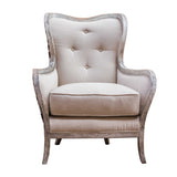 Two-Toned Velvet Back Lounge Chair by Uttermost Chalina, alternate view 3