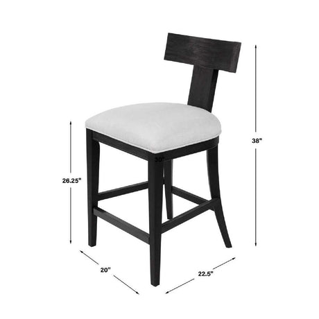 Modern European furniture - Wooden Klismos Counter Stool - www.oroa.com