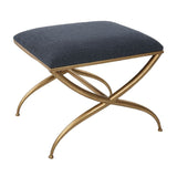 Modern European furniture - Curved Gold Frame Bench S - www.oroa.com
