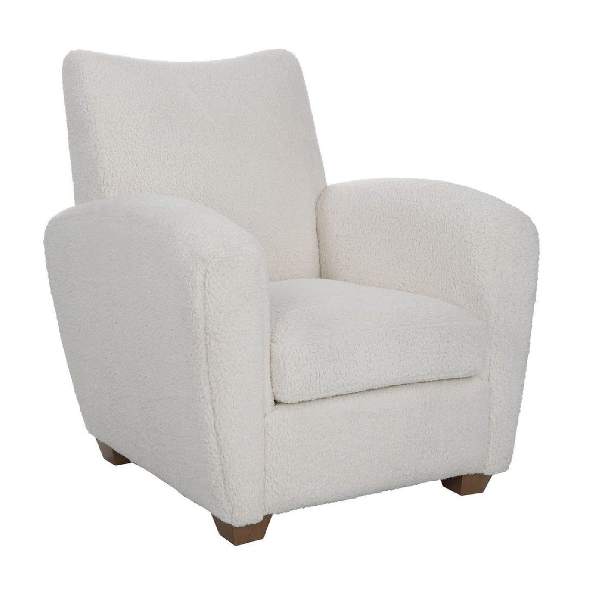 Modern European furniture - Shearling-Inspired Accent Chair - www.oroa.com