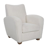 Modern European furniture - Shearling-Inspired Accent Chair - www.oroa.com