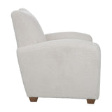 Modern European furniture - Shearling-Inspired Accent Chair - www.oroa.com
