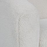 Modern European furniture - Shearling-Inspired Accent Chair - www.oroa.com