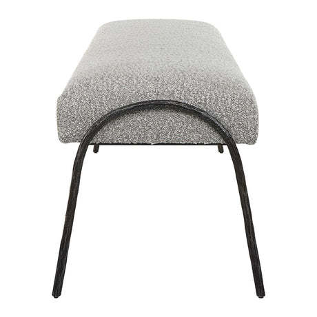 Boucle Scandinavian Bench by Uttermost Jacobsen, alternate view 4