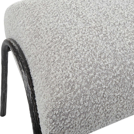 Boucle Scandinavian Bench by Uttermost Jacobsen, alternate view 6