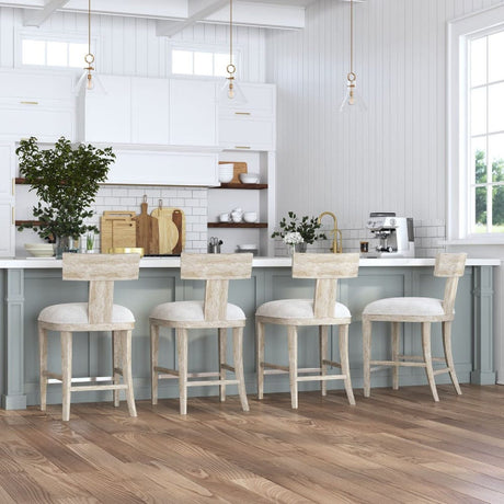 Modern European furniture - Wooden Klismos Counter Stool - www.oroa.com