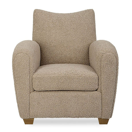Modern European furniture - Shearling-Inspired Accent Chair - www.oroa.com