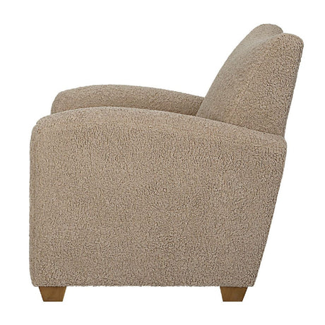 Modern European furniture - Shearling-Inspired Accent Chair - www.oroa.com