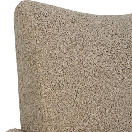 Modern European furniture - Shearling-Inspired Accent Chair - www.oroa.com