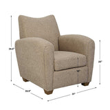 Modern European furniture - Shearling-Inspired Accent Chair - www.oroa.com