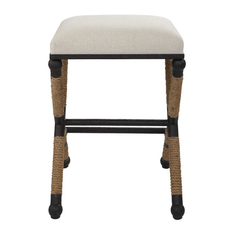 Cream Cotton Counter Stool by Uttermost Firth