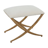 Rattan Wrapped Cross-Base Bench S by Uttermost Expedition, alternate view 3