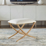 Rattan Wrapped Cross-Base Bench S by Uttermost Expedition, alternate view 2