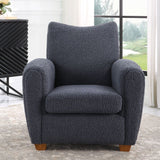 Modern European furniture - Shearling-Inspired Accent Chair - www.oroa.com