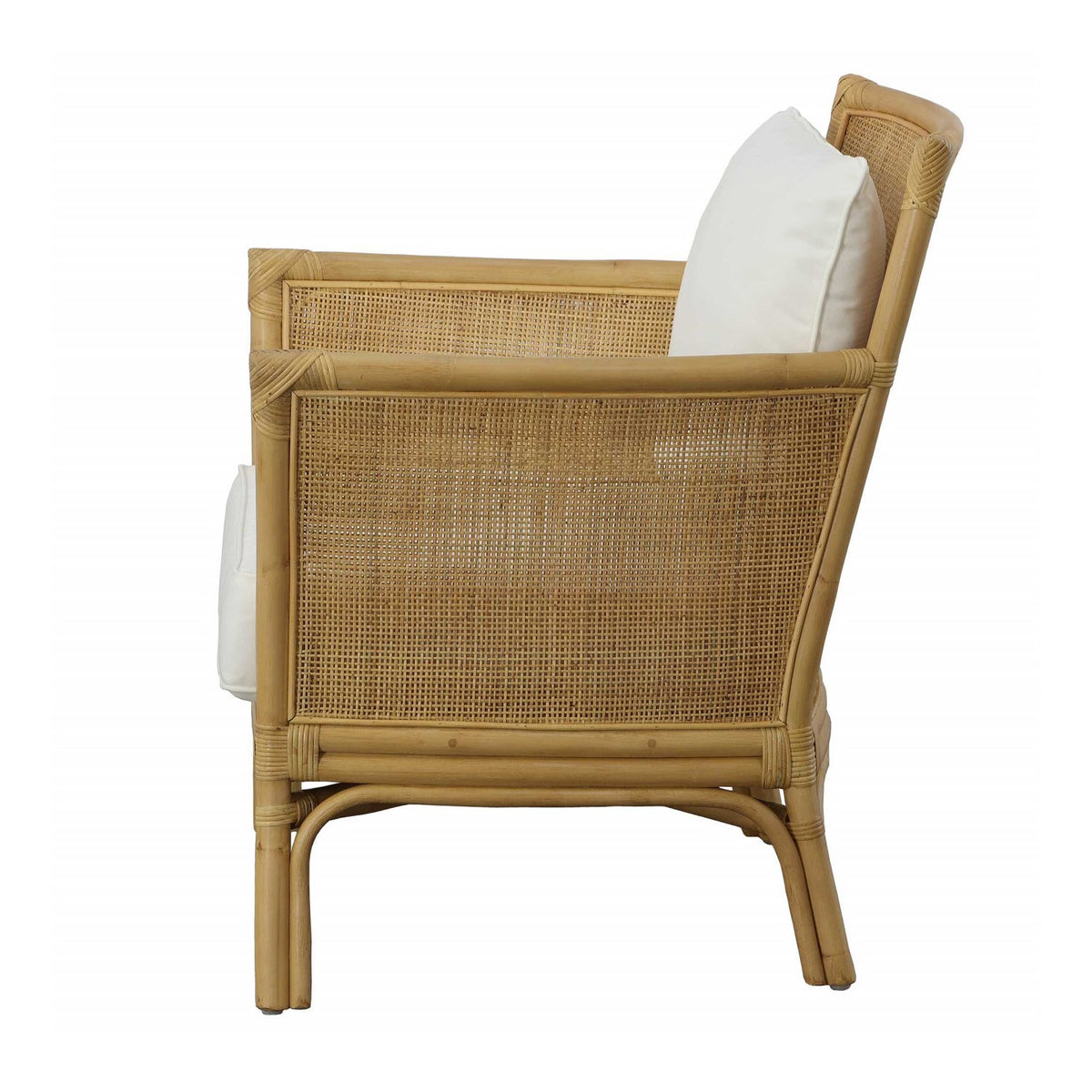 Cushioned Rattan Accent Chair by Uttermost Pacific, alternate view 4