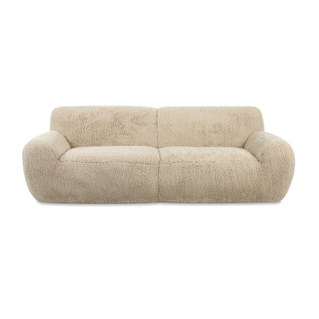 Cream Long-Haired Sheepskin Sofa by Uttermost Abide