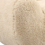 Cream Long-Haired Sheepskin Sofa by Uttermost Abide, alternate view 7