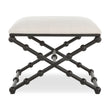 White Seat Bench S by Uttermost Iron Drops