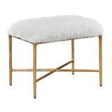 Cream Sheepskin Bench S by Uttermost Charmed