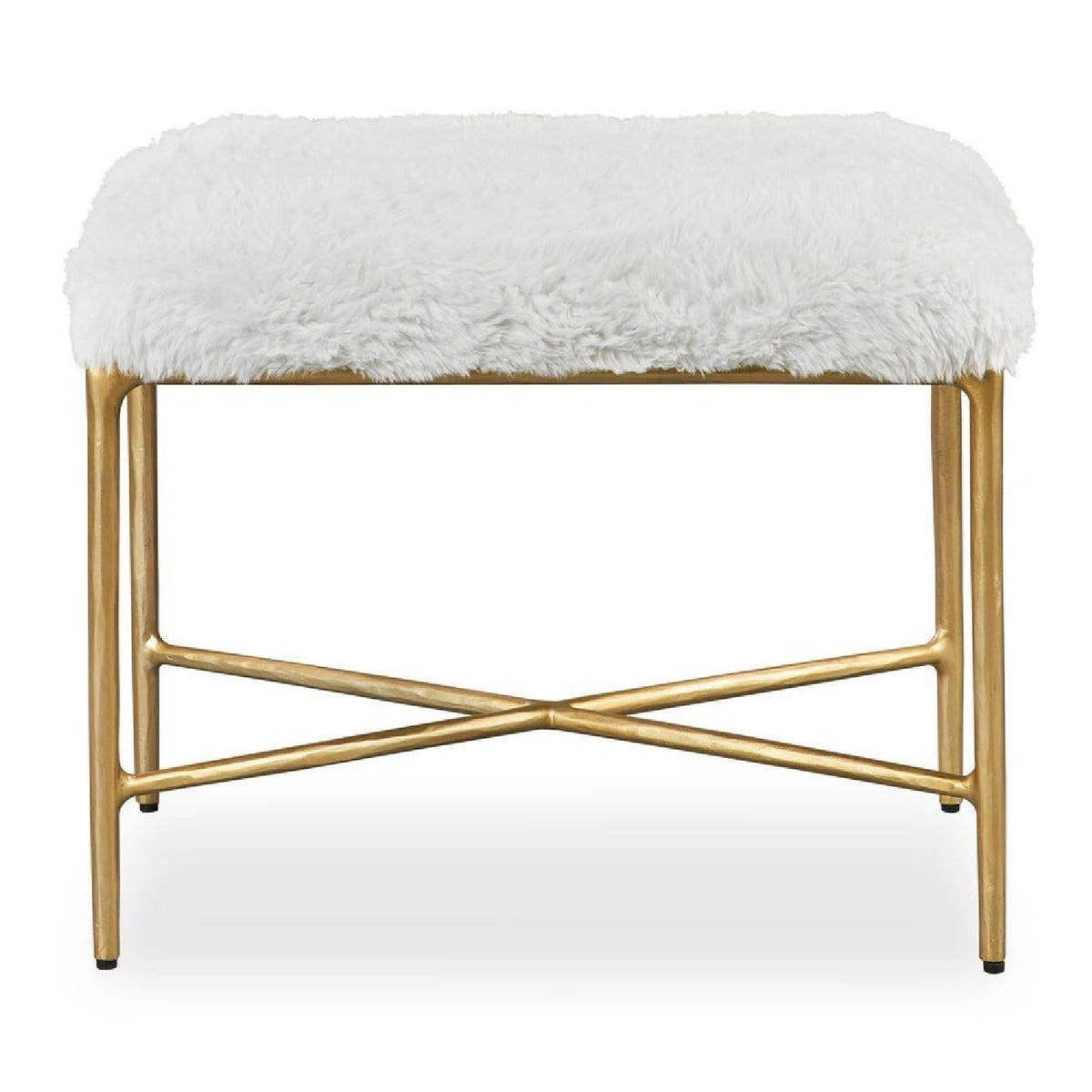 Cream Sheepskin Bench S by Uttermost Charmed, alternate view 3