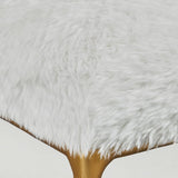 Cream Sheepskin Bench S by Uttermost Charmed, alternate view 4