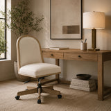 Modern European furniture - Oak Framed Desk Chair - www.oroa.com