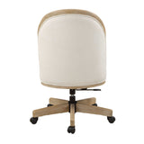 Modern European furniture - Oak Framed Desk Chair - www.oroa.com