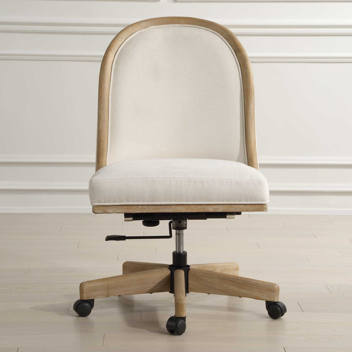 Modern European furniture - Oak Framed Desk Chair - www.oroa.com
