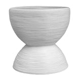 Modern European furniture - Rattan Hourglass Side Table - www.oroa.com