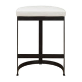 Modern European furniture - Iron Arched Counter Stool - www.oroa.com