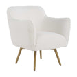White Sheepskin Swivel Chair by Uttermost Oasis