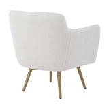 White Sheepskin Swivel Chair by Uttermost Oasis, alternate view 5
