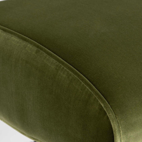 Green Velvet Accent Chair by Uttermost Knoll, alternate view 9