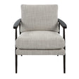 Neutral-Toned Fabric Accent Chair by Uttermost Sebastian