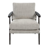 Neutral-Toned Fabric Accent Chair by Uttermost Sebastian