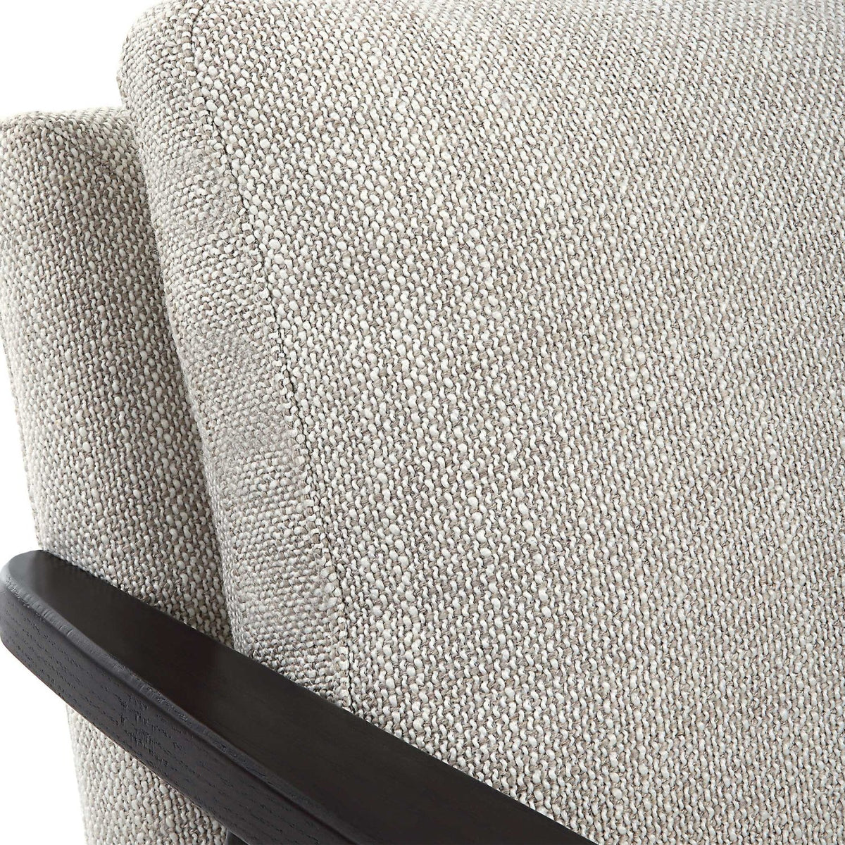 Neutral-Toned Fabric Accent Chair by Uttermost Sebastian, alternate view 7