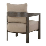 Beige Boucle Accent Chair by Uttermost Sienna, alternate view 6