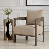 Beige Boucle Accent Chair by Uttermost Sienna, alternate view 10
