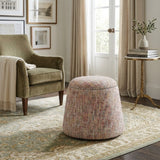 Confetti Chenille Ottoman by Uttermost Gumdrop, alternate view 5