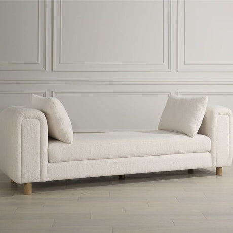 White Sheepskin Oversized Bench by Uttermost Repose, alternate view 7
