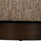 Brown Barrel Swivel Chair by Uttermost Dunes, alternate view 10