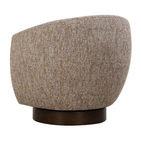 Brown Barrel Swivel Chair by Uttermost Dunes, alternate view 6