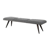 Gray Boucle Bench by Uttermost Bowtie, alternate view 3