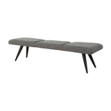 Gray Boucle Bench by Uttermost Bowtie, alternate view 5