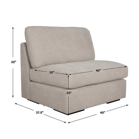 Modern European furniture - Beige Sectional Sofa - www.oroa.com