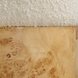 Poplar Burl Base Ottoman by Uttermost Swirls, alternate view 5