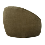 Green Chambray Channeled Swivel Chair by Uttermost Narrows, alternate view 5