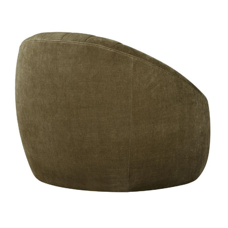 Green Chambray Channeled Swivel Chair by Uttermost Narrows, alternate view 5